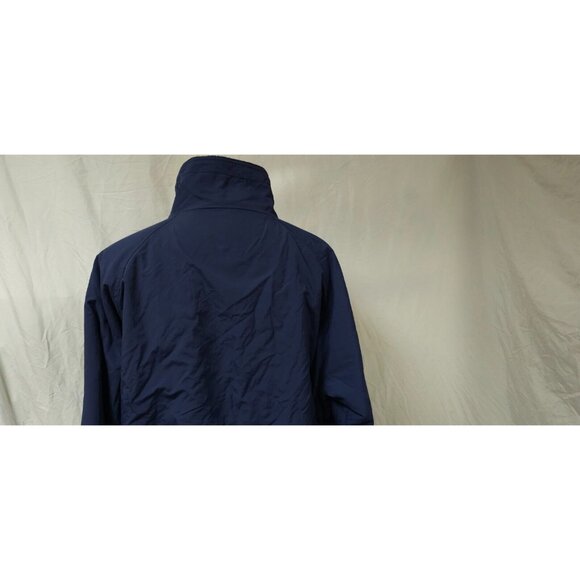 Vtg Baru Sports Mens XL Dark Blue Fleeced Lined Full Zip Insulated Bomber Coat - Picture 7 of 15